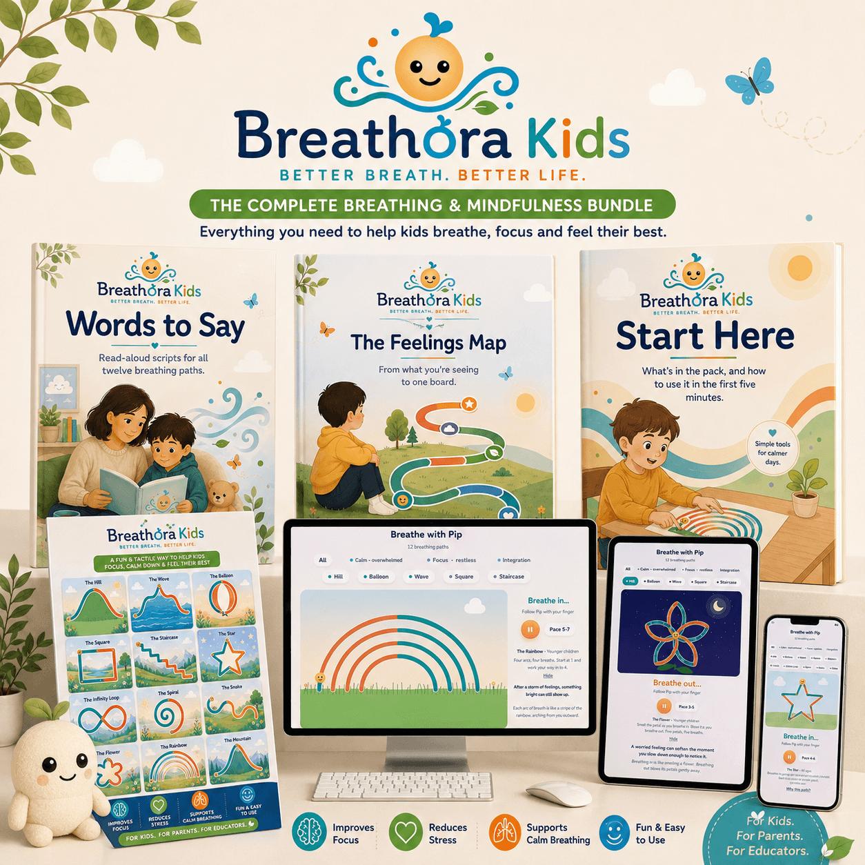 BREATHE WITH PIP: THE COMPLETE KIDS' BREATHING BUNDLE